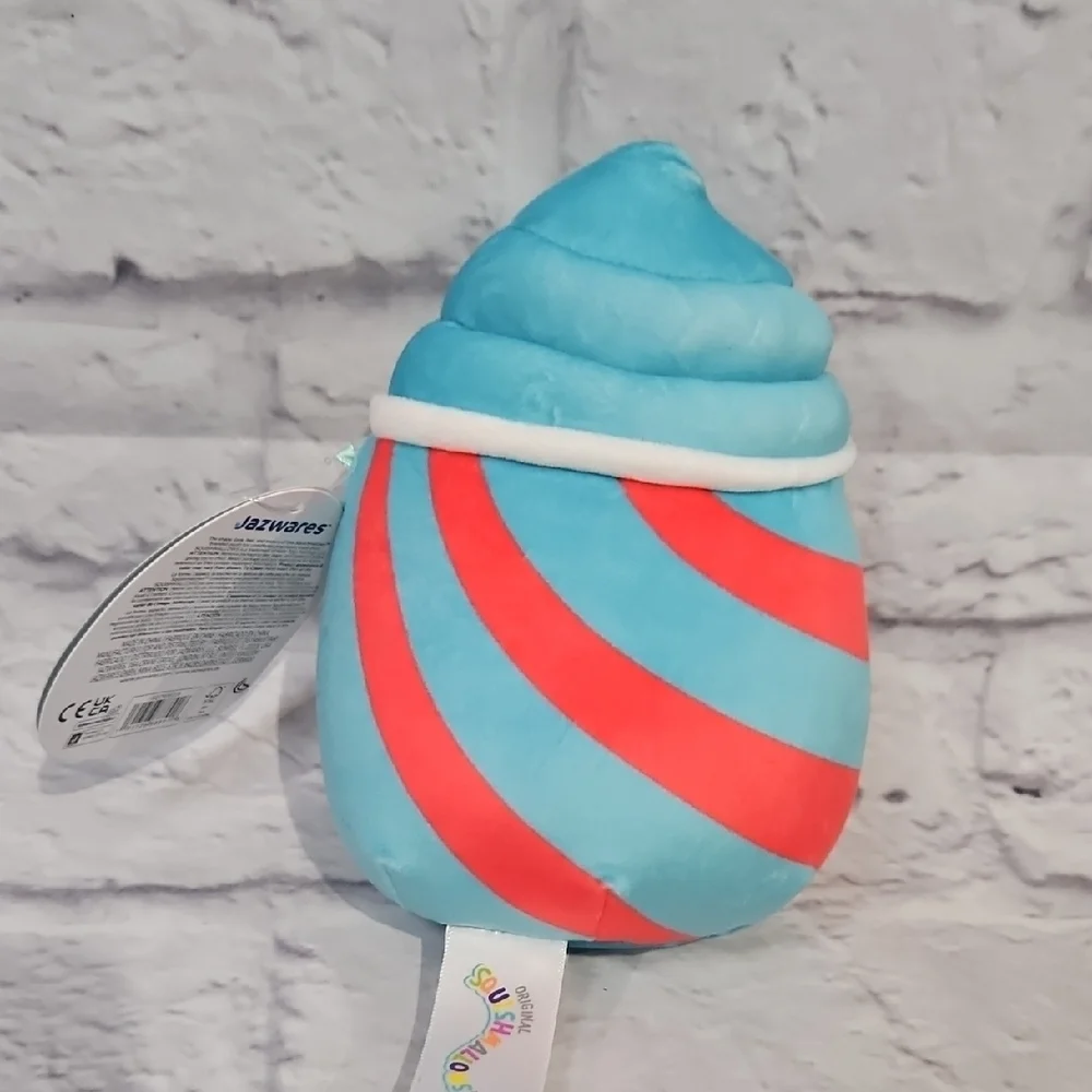 Squishmallows Tucker Blue and Red Slushie Stuffed Animal